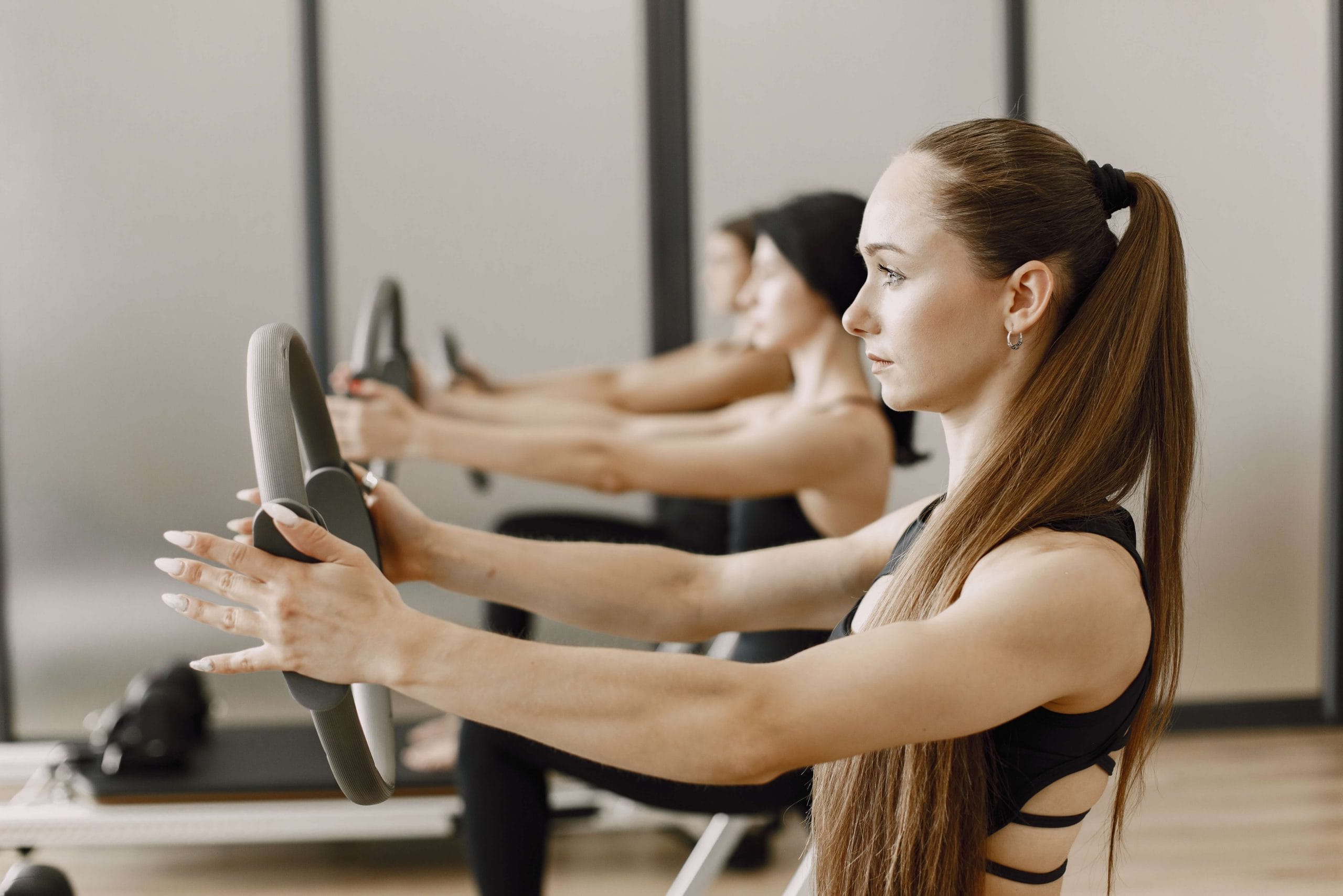 Pilates Class With Pilates Rings