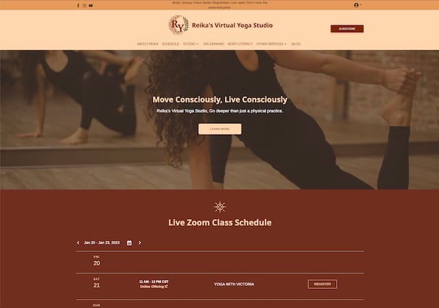 reikas-virtual-yoga-studio | OfferingTree