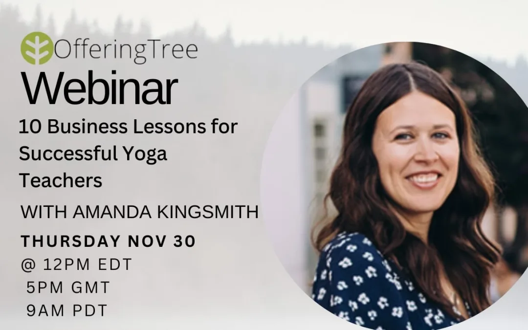 10 Business Lessons for Yoga Teachers