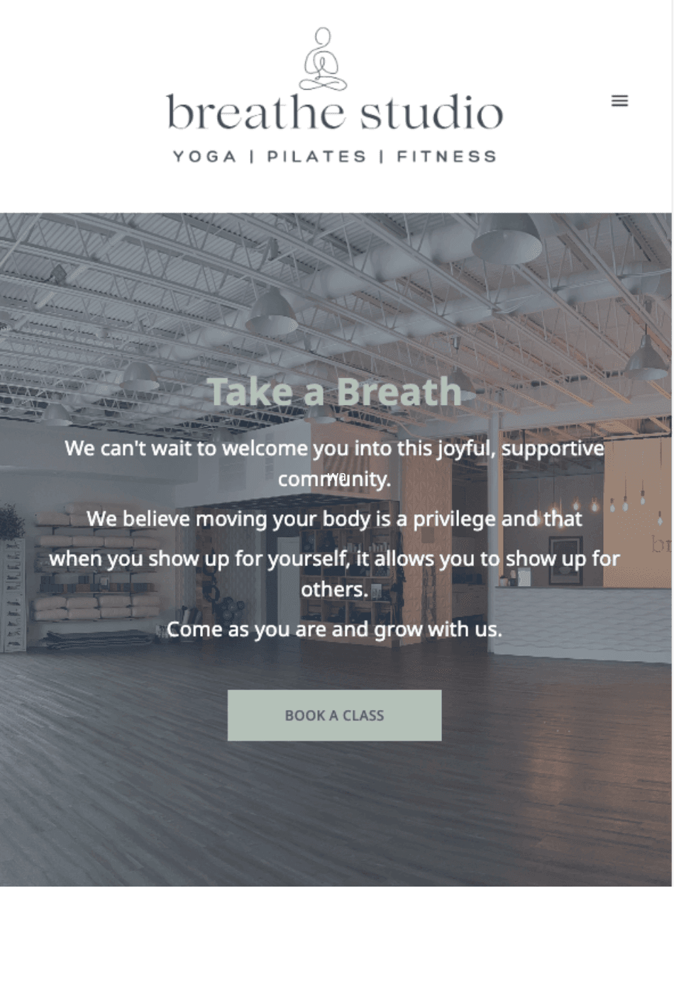 Breathe Studio Home Page