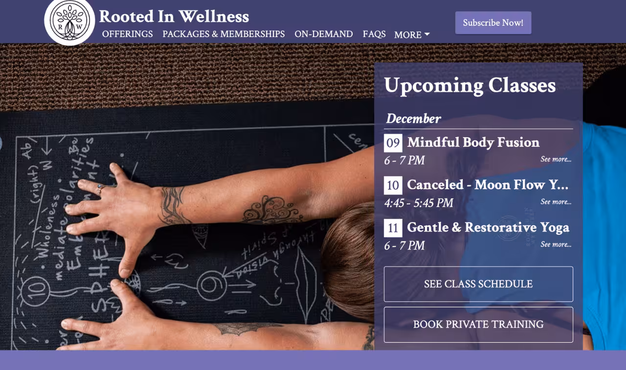 Yoga Website