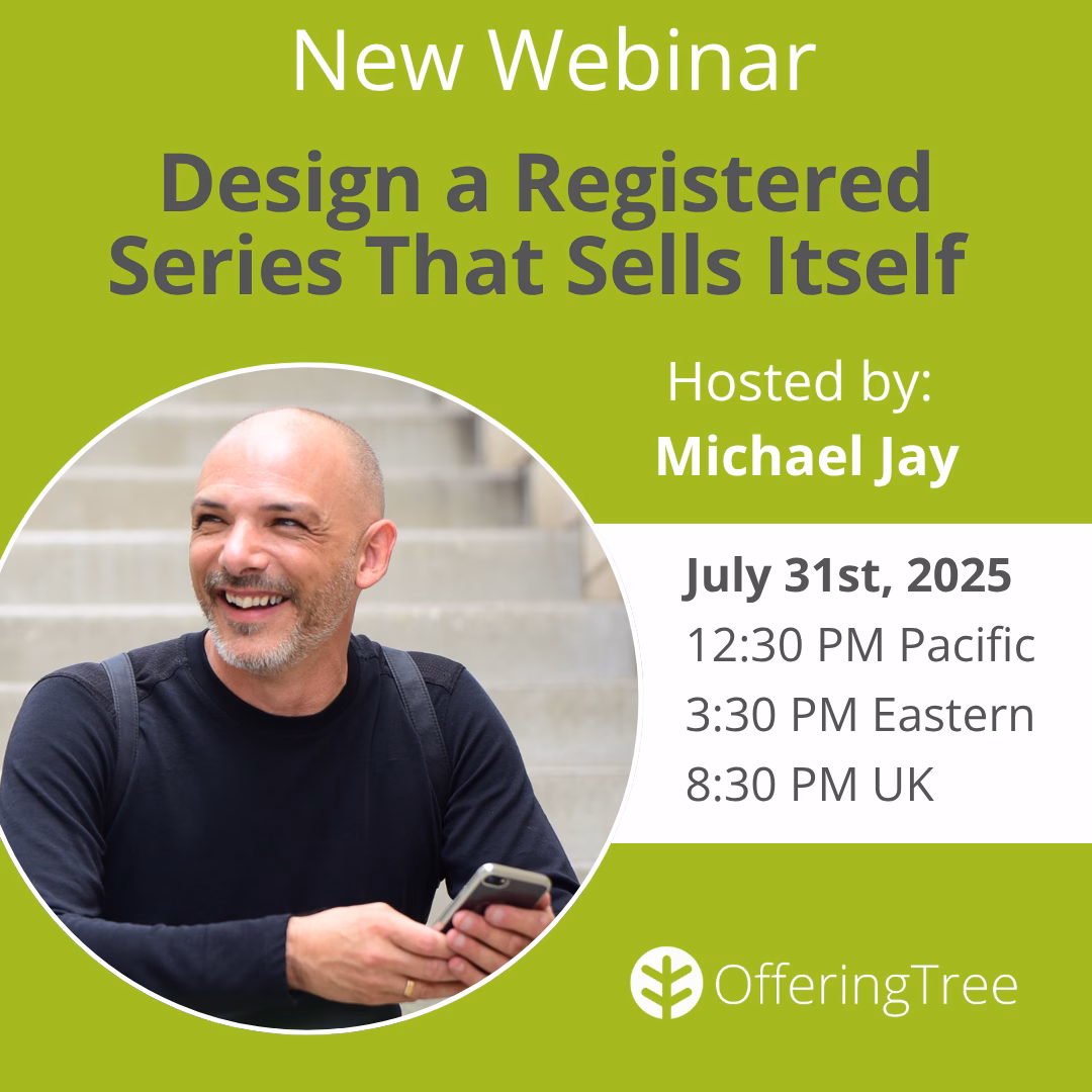 Design a Registered Series That Sells Itself with Michael Jay 3 Using text message for studio growth