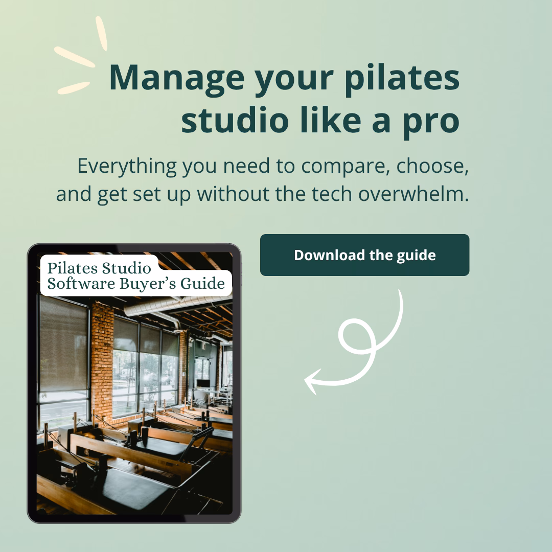 Pilates Studio Software Buyer's Guide