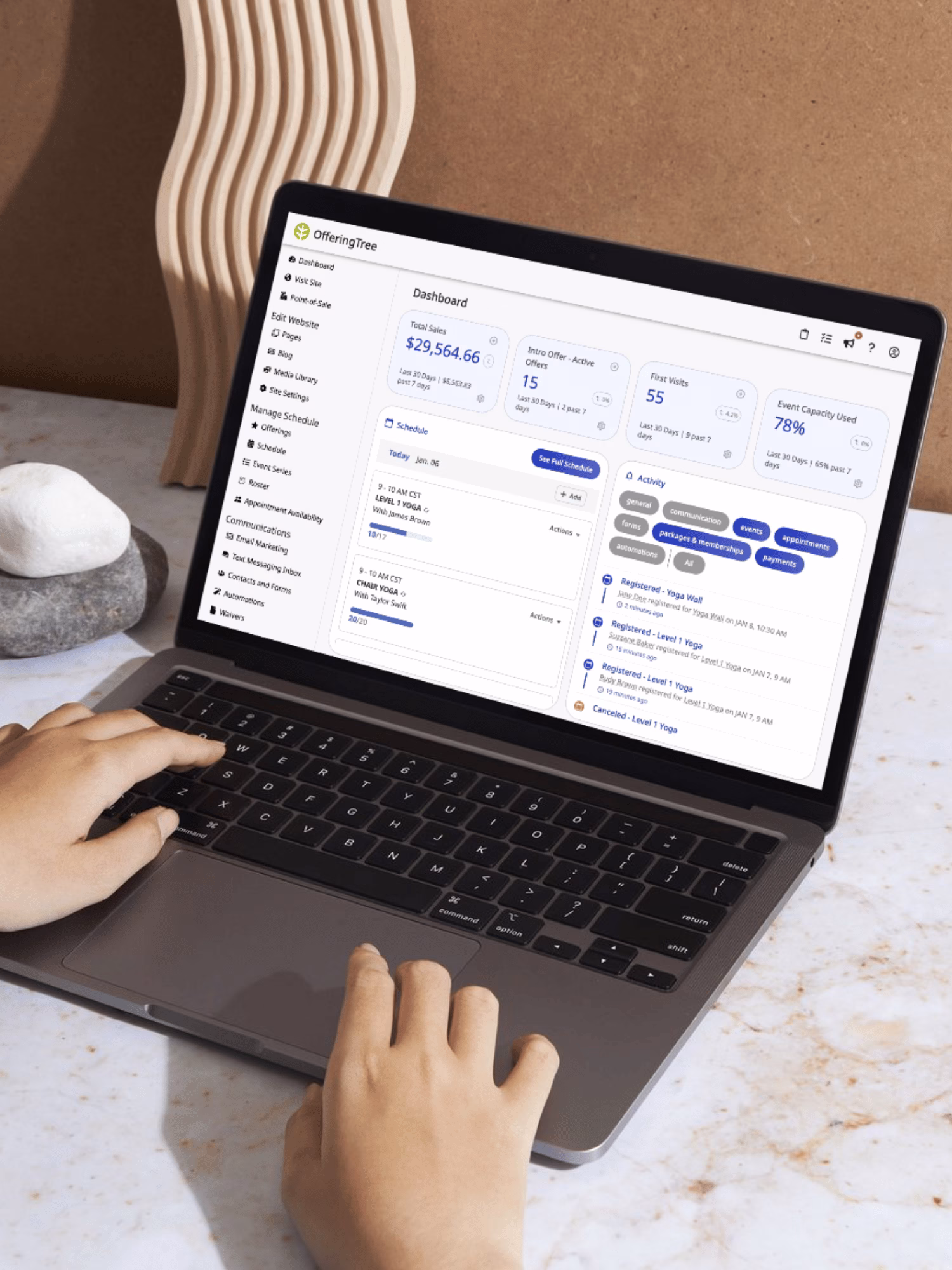 OfferingTree Fitness Studio Software